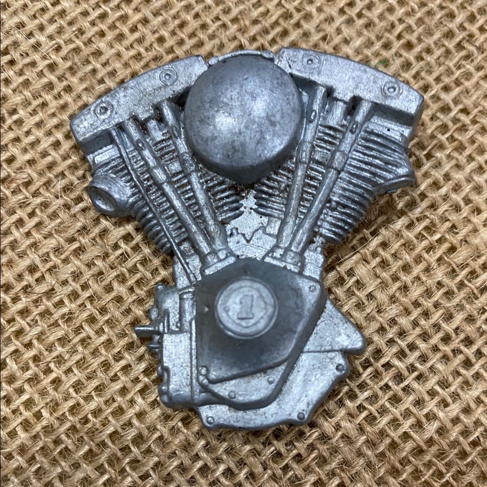 COPY - Rare Vintage Harley Twin Engine Emblem